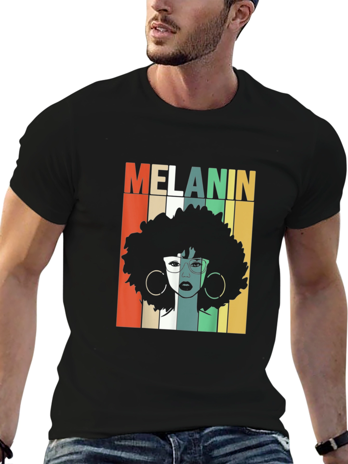 Melanin Retro Graphic Tee - Black History