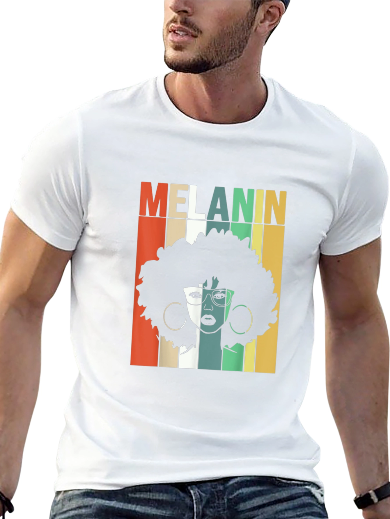 Melanin Retro Graphic Tee - Black History