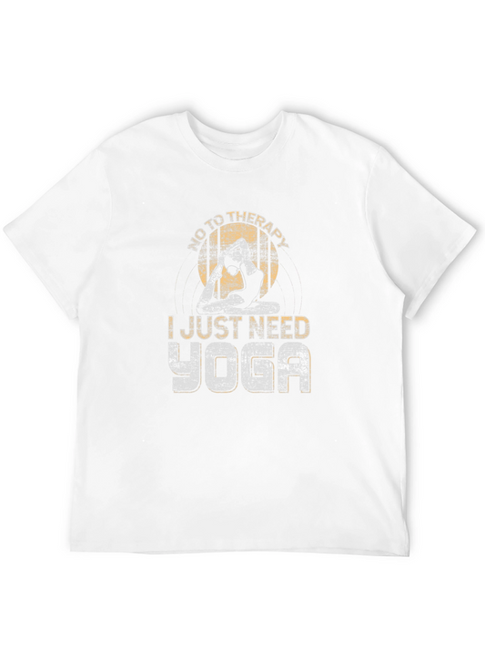 Yoga Therapy Graphic Tee - Relax and Recharge