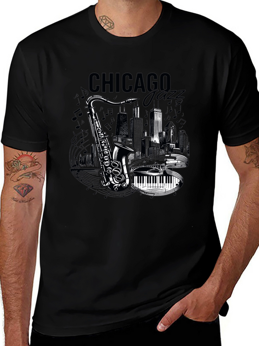 Chicago Jazz Saxophone T-Shirt