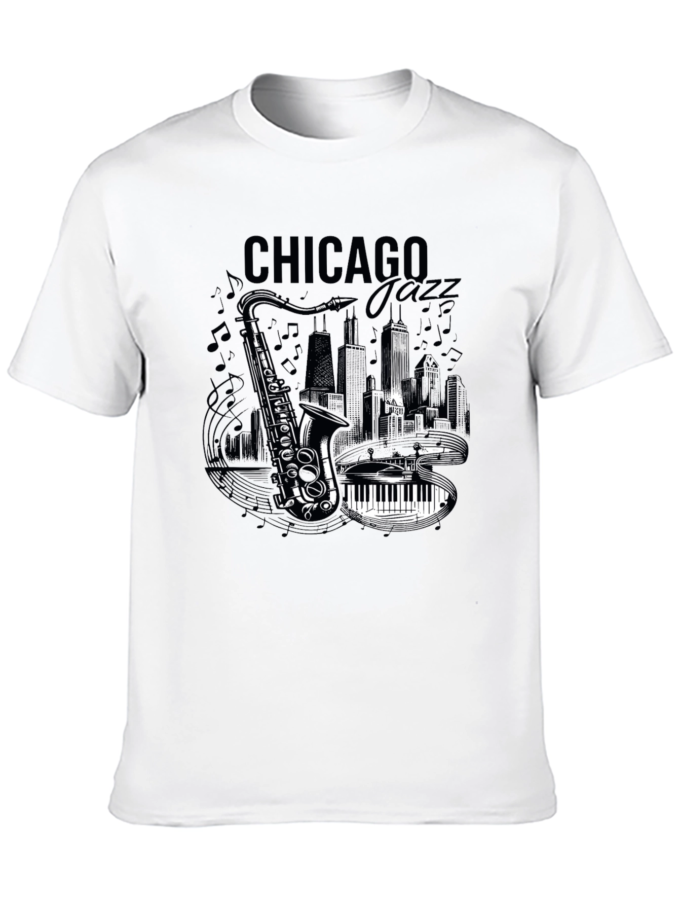 Chicago Jazz Saxophone T-Shirt