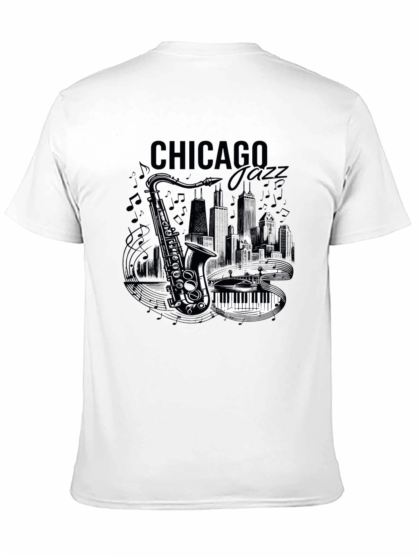 Chicago Jazz Saxophone T-Shirt