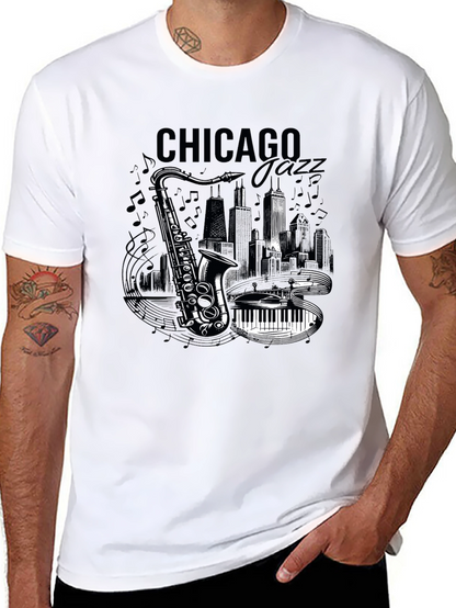 Chicago Jazz Saxophone T-Shirt