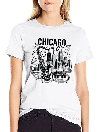 Chicago Jazz Saxophone T-Shirt