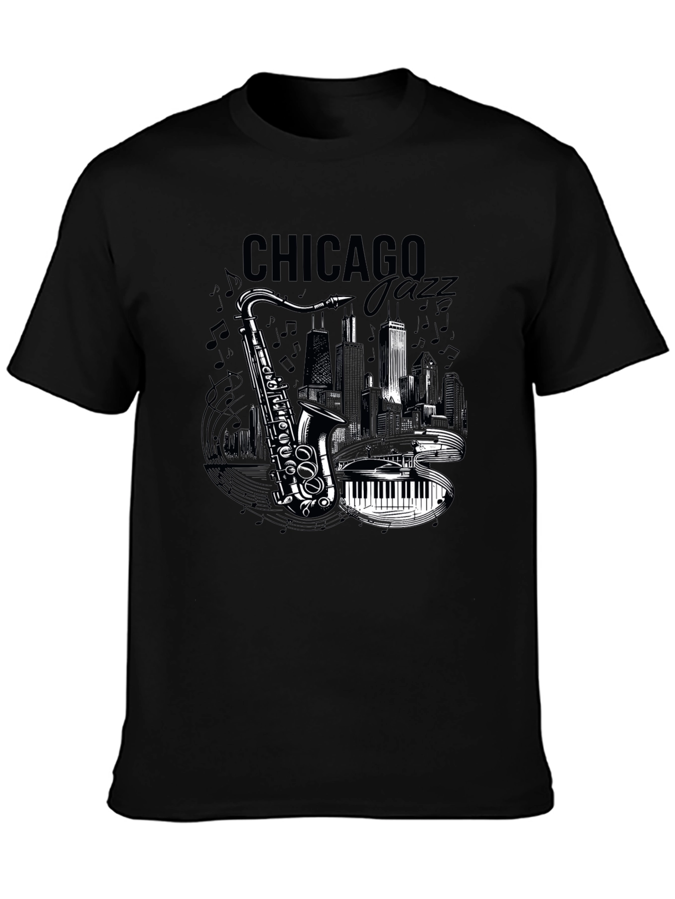 Chicago Jazz Saxophone T-Shirt