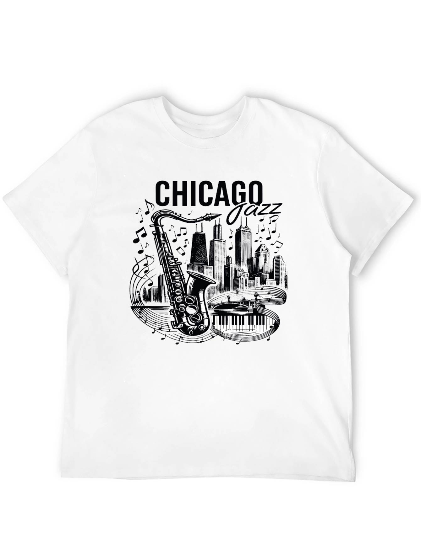 Chicago Jazz Saxophone T-Shirt