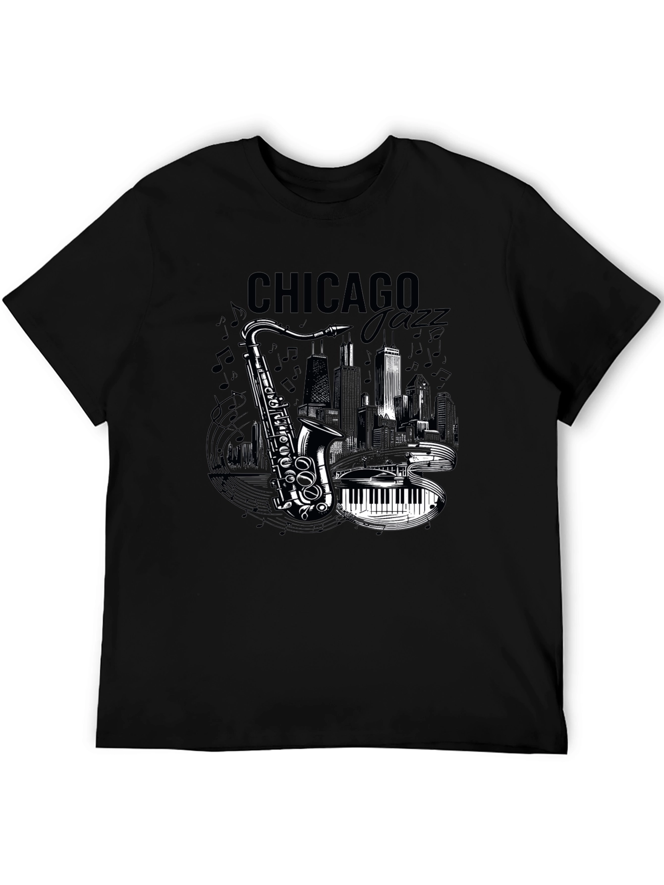 Chicago Jazz Saxophone T-Shirt