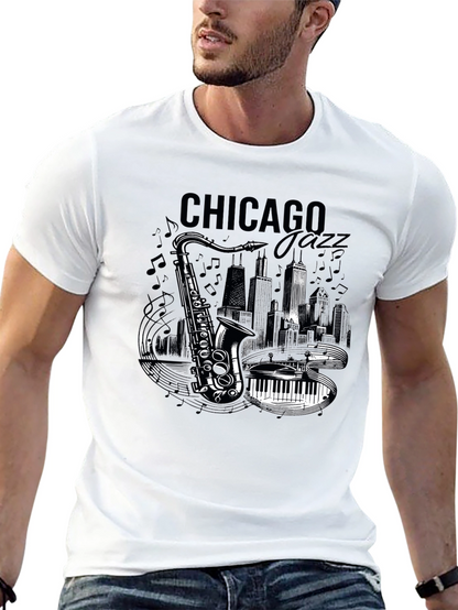 Chicago Jazz Saxophone T-Shirt