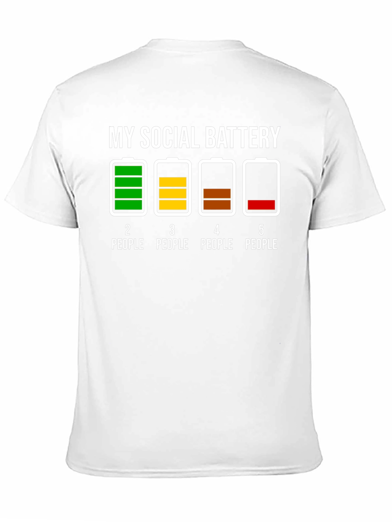 My Social Battery Funny Graphic Tee