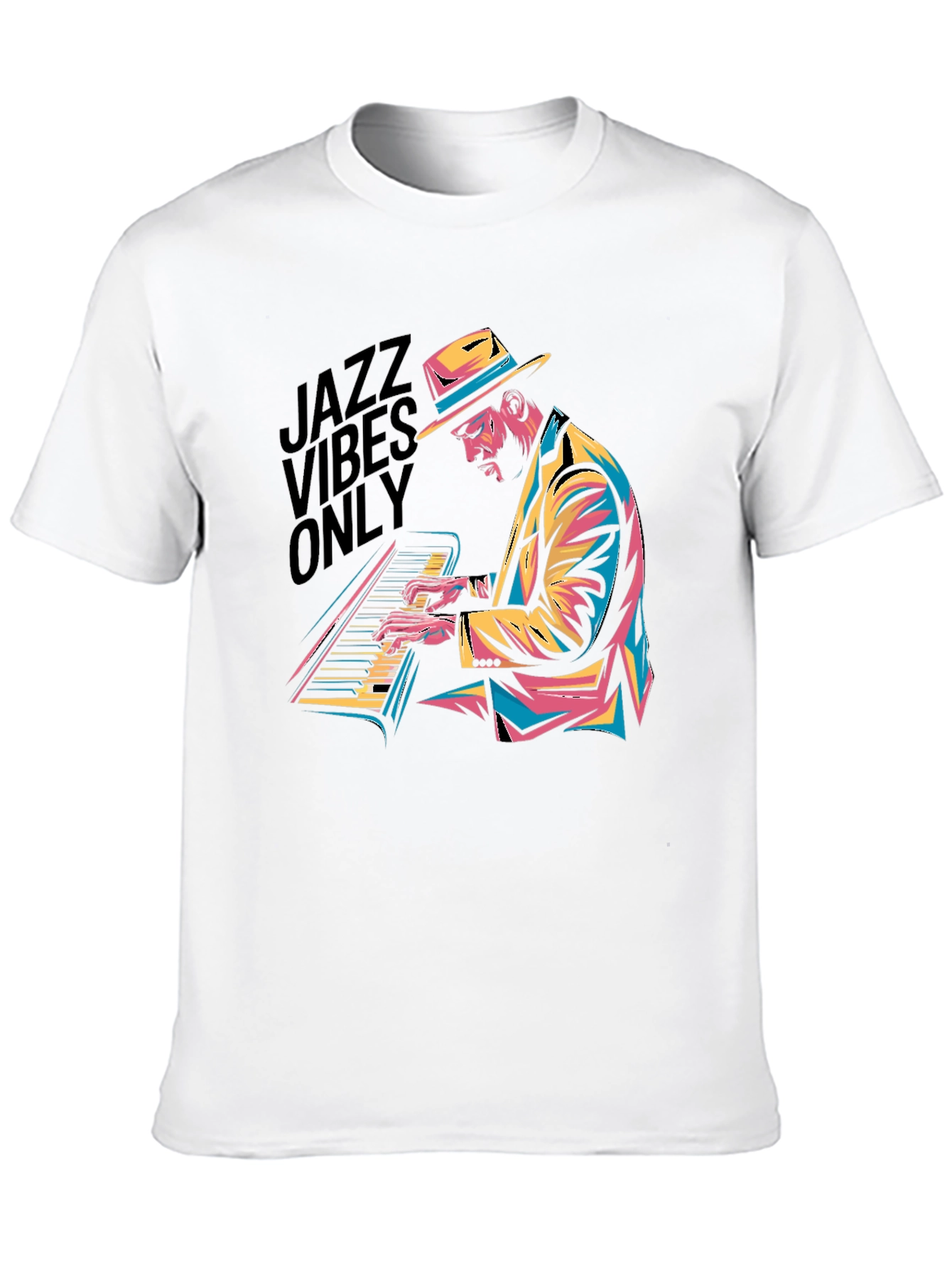 Jazz Vibes Only Black T-Shirt