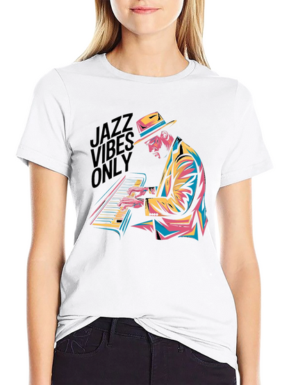 Jazz Vibes Only Black T-Shirt