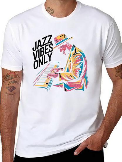 Jazz Vibes Only Black T-Shirt