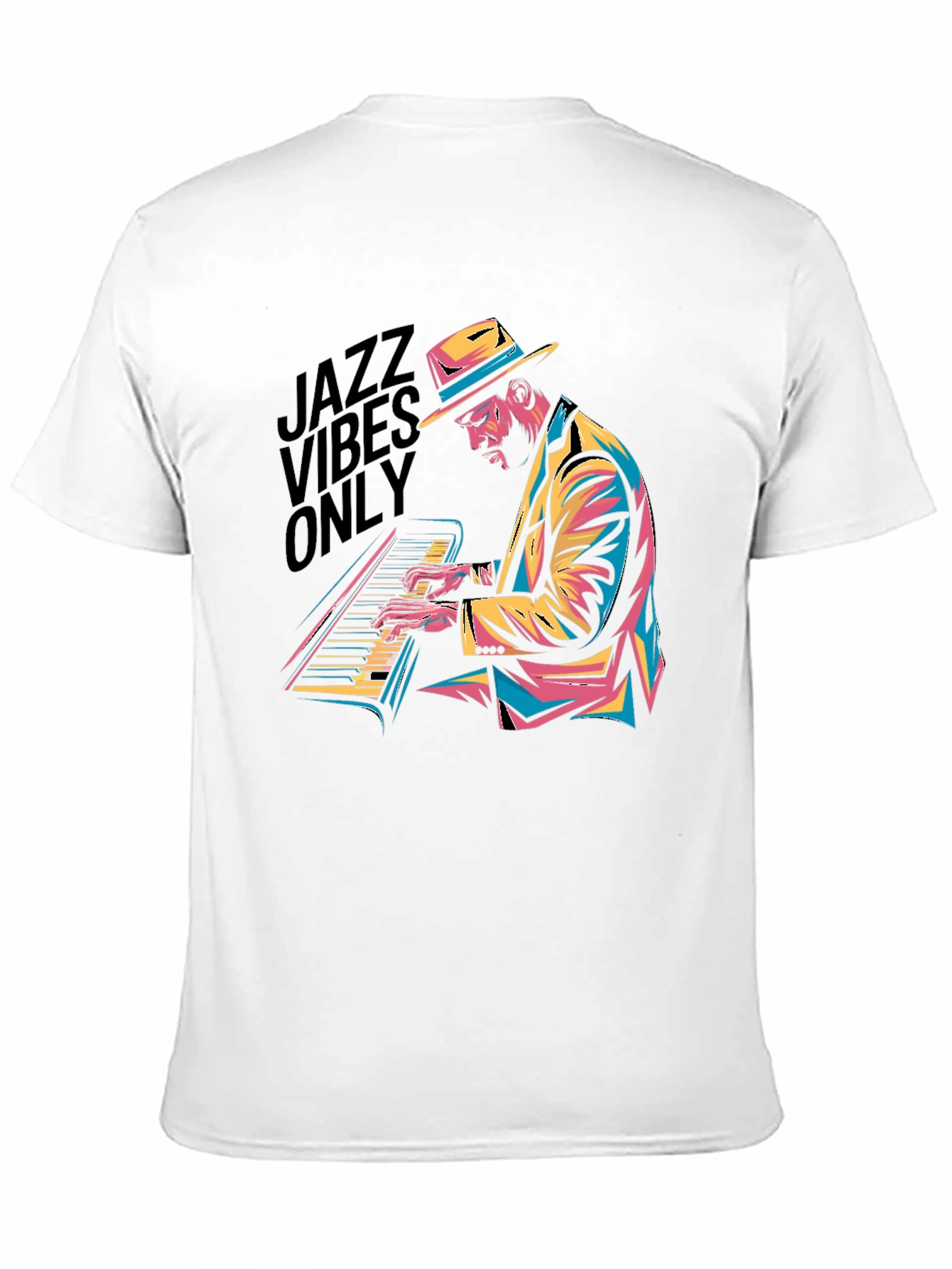 Jazz Vibes Only Black T-Shirt