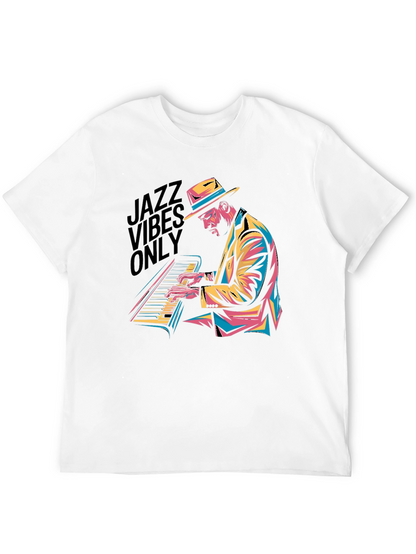 Jazz Vibes Only Black T-Shirt