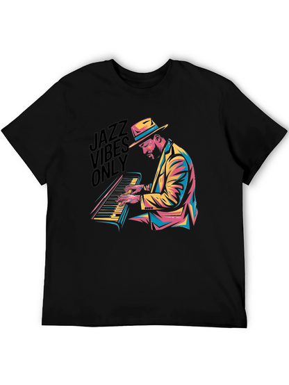Jazz Vibes Only Black T-Shirt