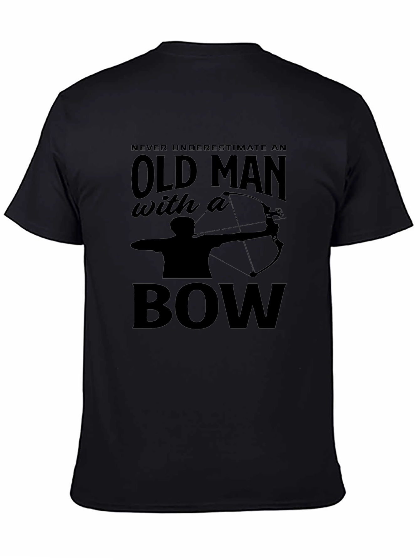 Old Man With a Bow T-Shirt - Archery Tee
