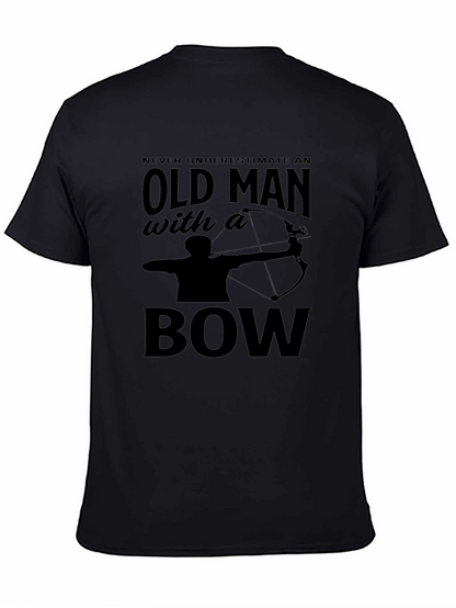 Old Man With a Bow T-Shirt - Archery Tee