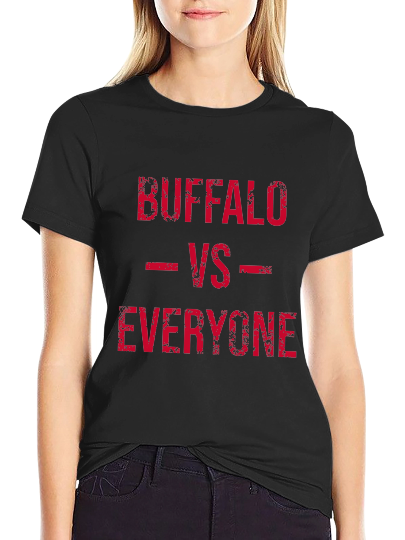 Buffalo VS Everyone Graphic T-Shirt