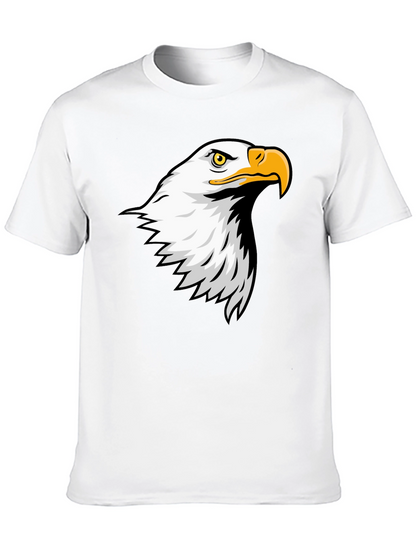 Eagle Graphic Tee - Mens Black Cotton T-Shirt