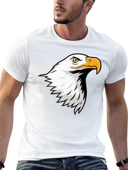 Eagle Graphic Tee - Mens Black Cotton T-Shirt