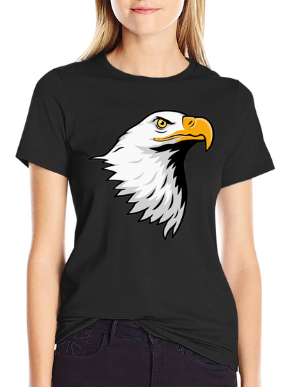 Eagle Graphic Tee - Mens Black Cotton T-Shirt