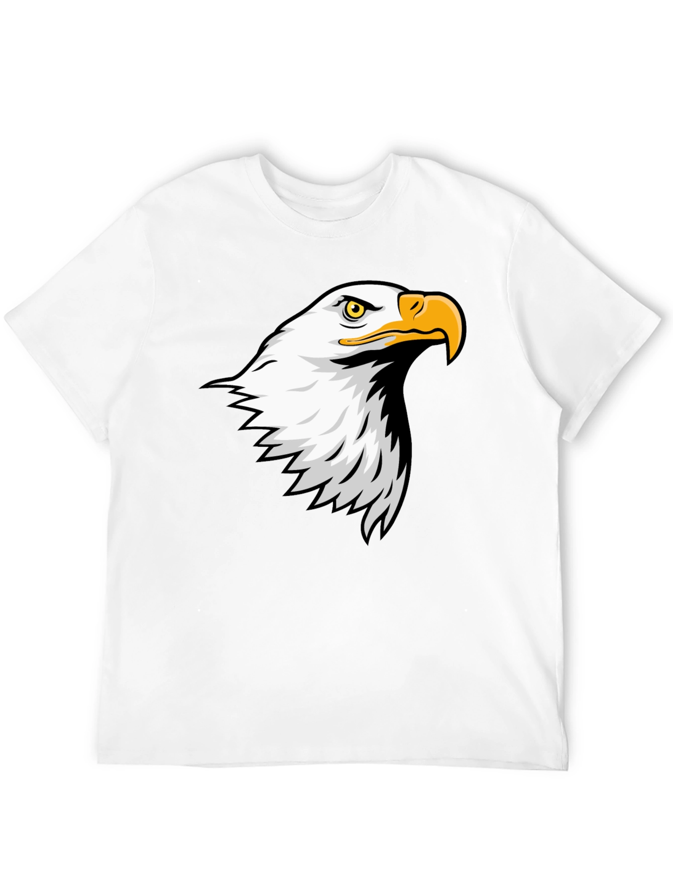 Eagle Graphic Tee - Mens Black Cotton T-Shirt