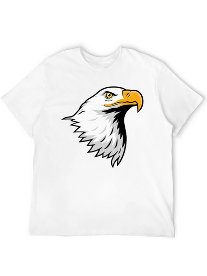 Eagle Graphic Tee - Mens Black Cotton T-Shirt