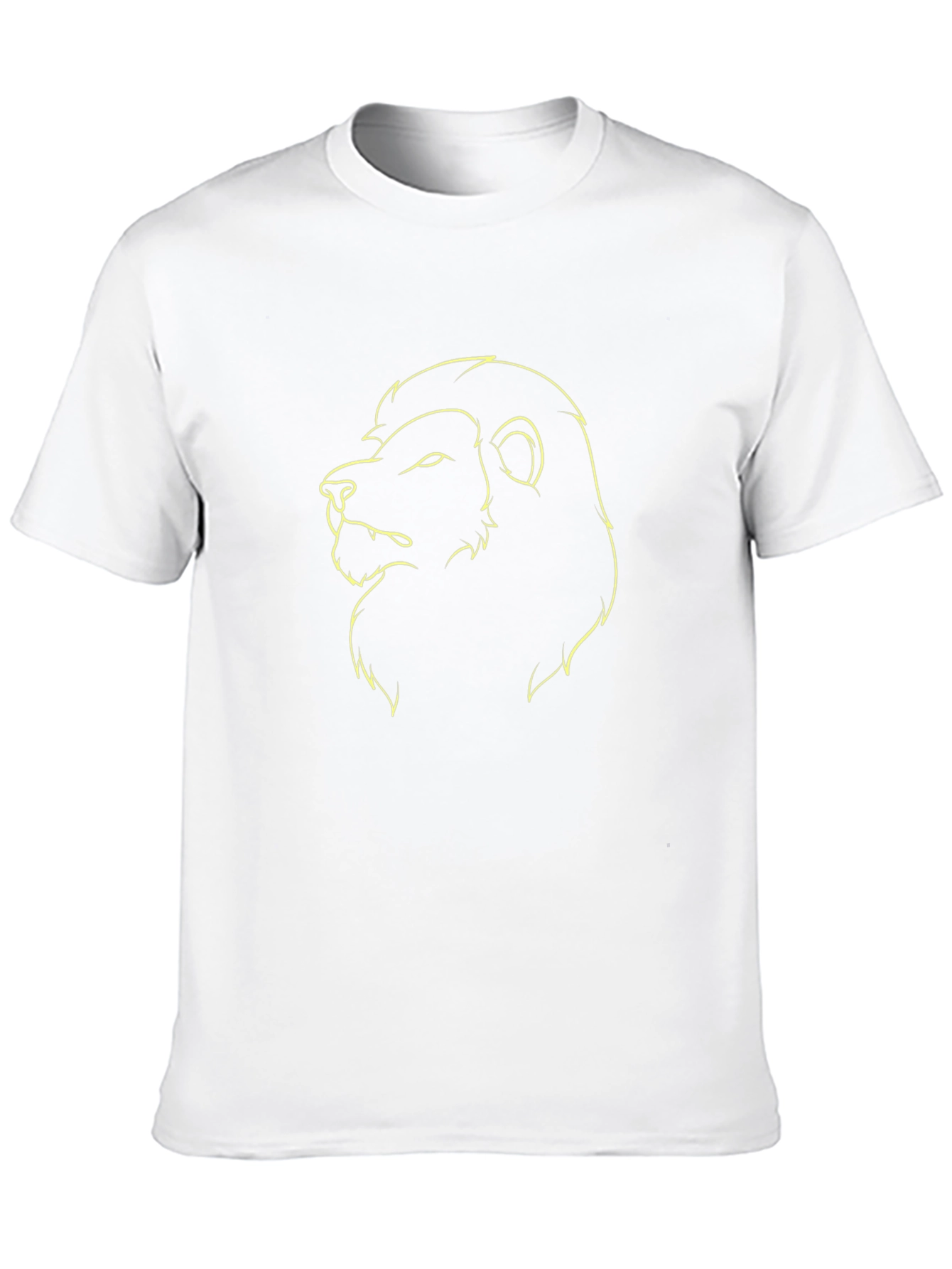 Lion Outline Graphic T-Shirt