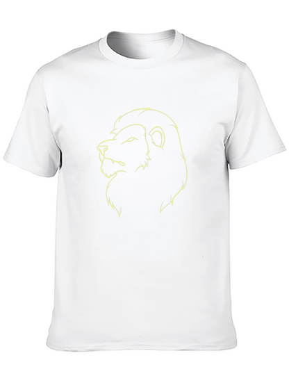Lion Outline Graphic T-Shirt