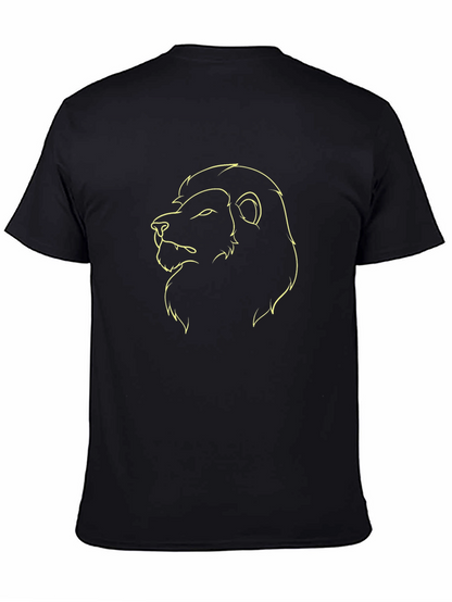 Lion Outline Graphic T-Shirt