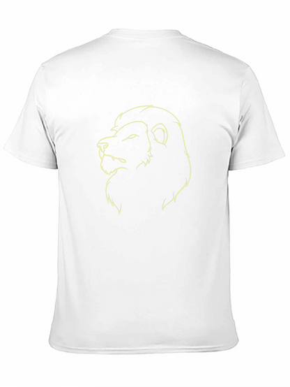 Lion Outline Graphic T-Shirt