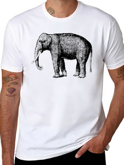 Elephant Graphic Tee - Classic Black