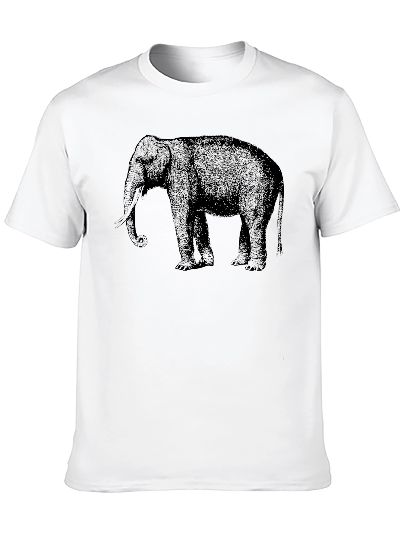 Elephant Graphic Tee - Classic Black