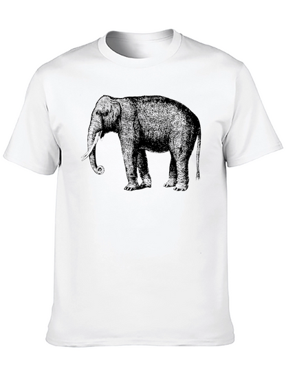 Elephant Graphic Tee - Classic Black