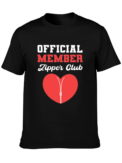 Official Member Zipper Club T-Shirt