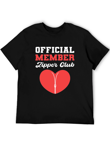 Official Member Zipper Club T-Shirt