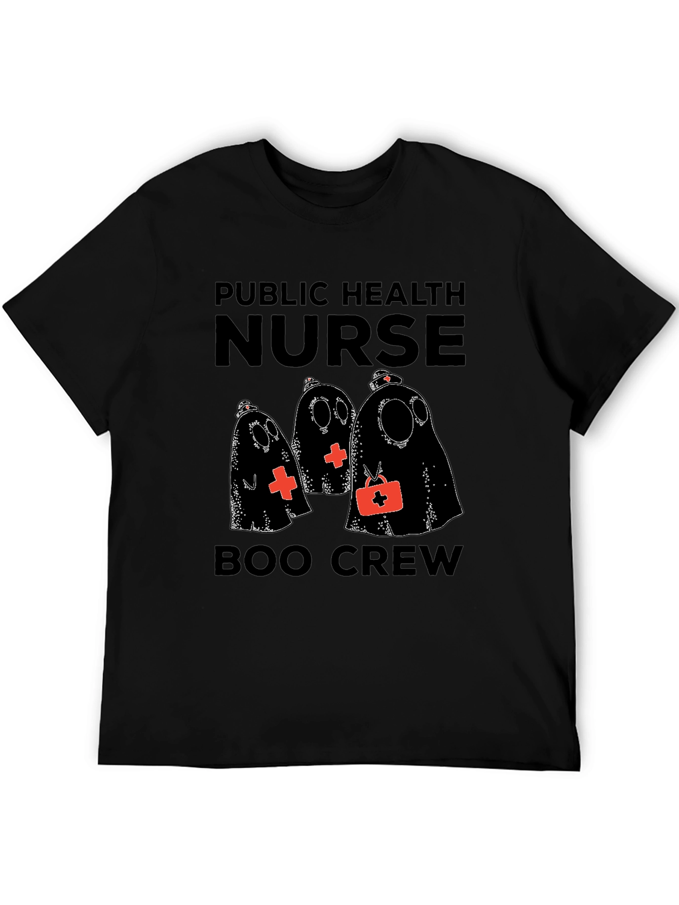 Public Health Nurse Boo Crew Halloween T-Shirt