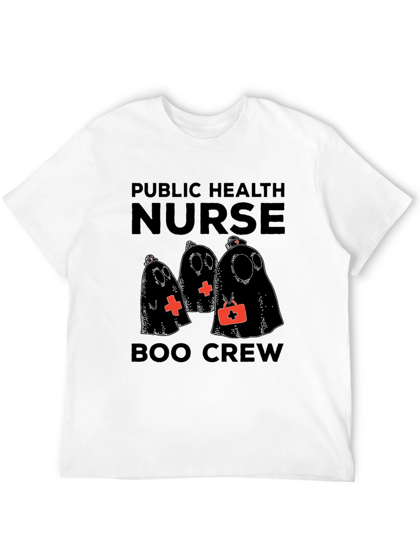 Public Health Nurse Boo Crew Halloween T-Shirt
