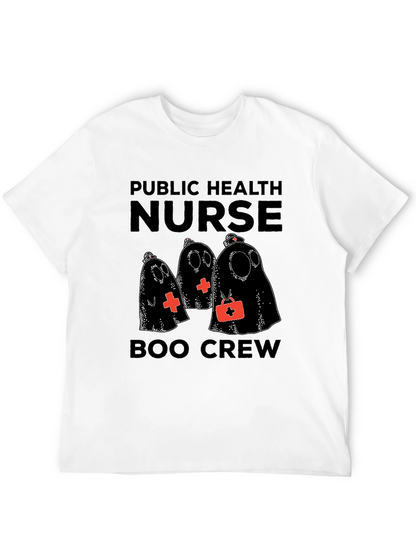 Public Health Nurse Boo Crew Halloween T-Shirt