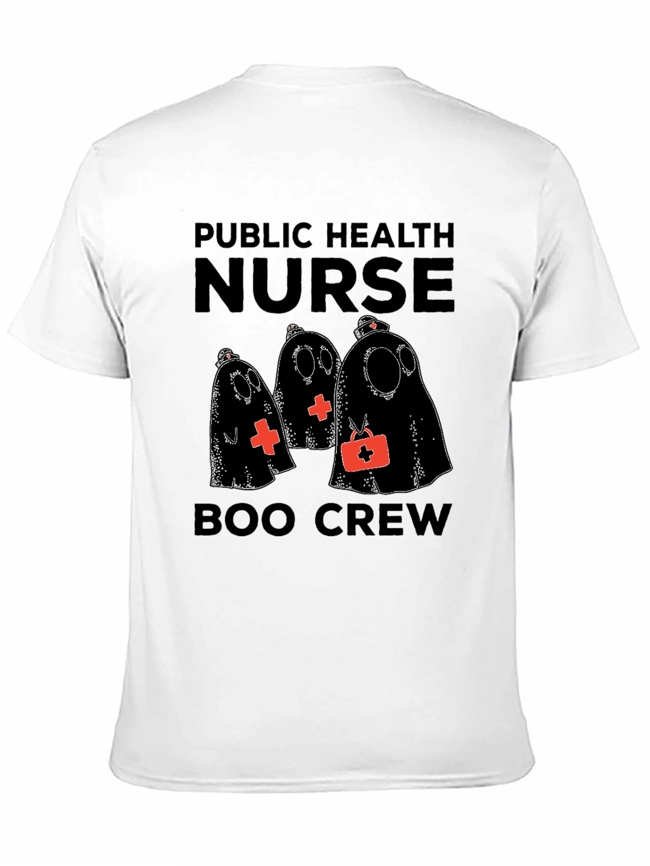 Public Health Nurse Boo Crew Halloween T-Shirt
