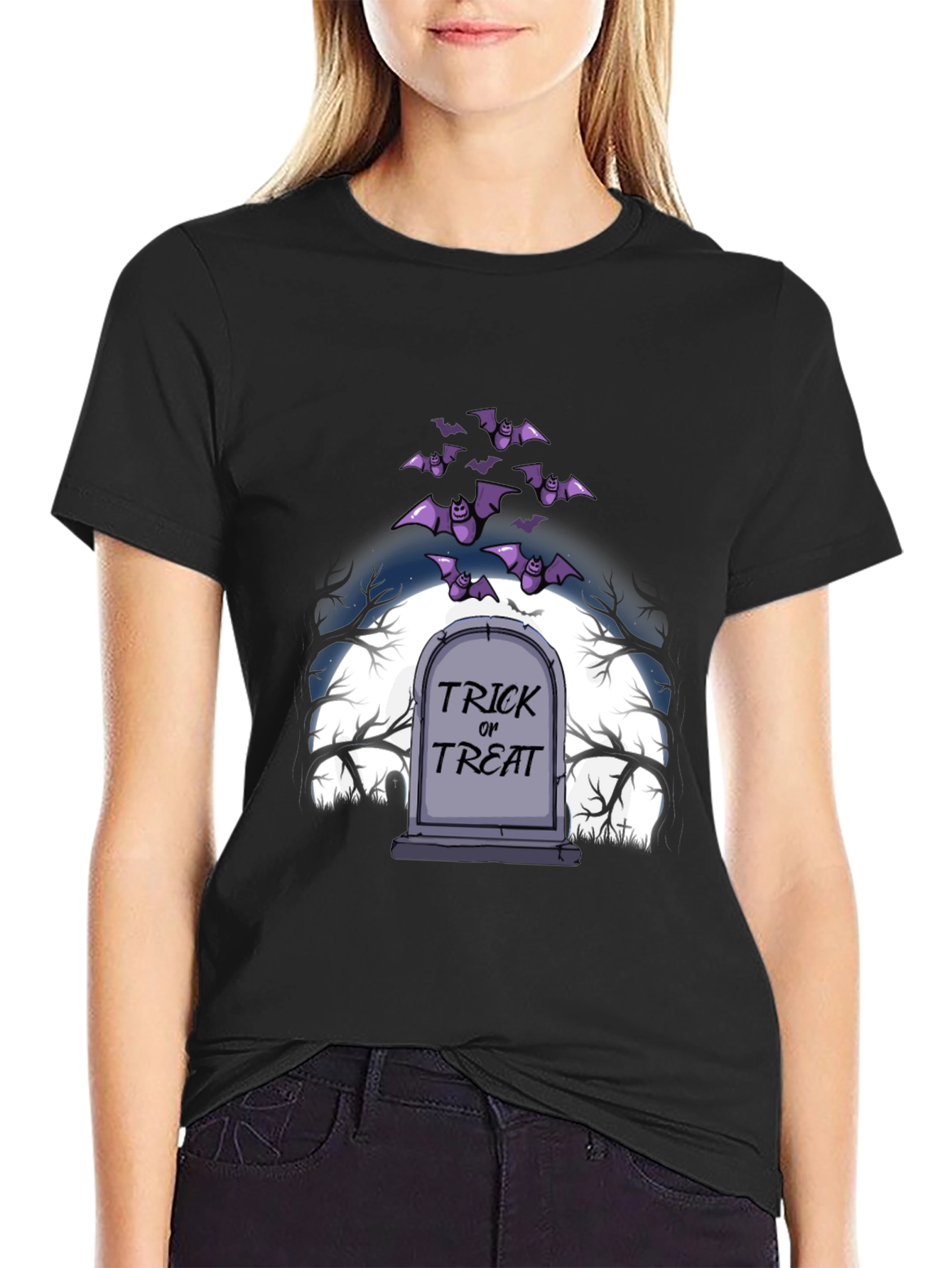 Halloween Trick or Treat Bat T-Shirt