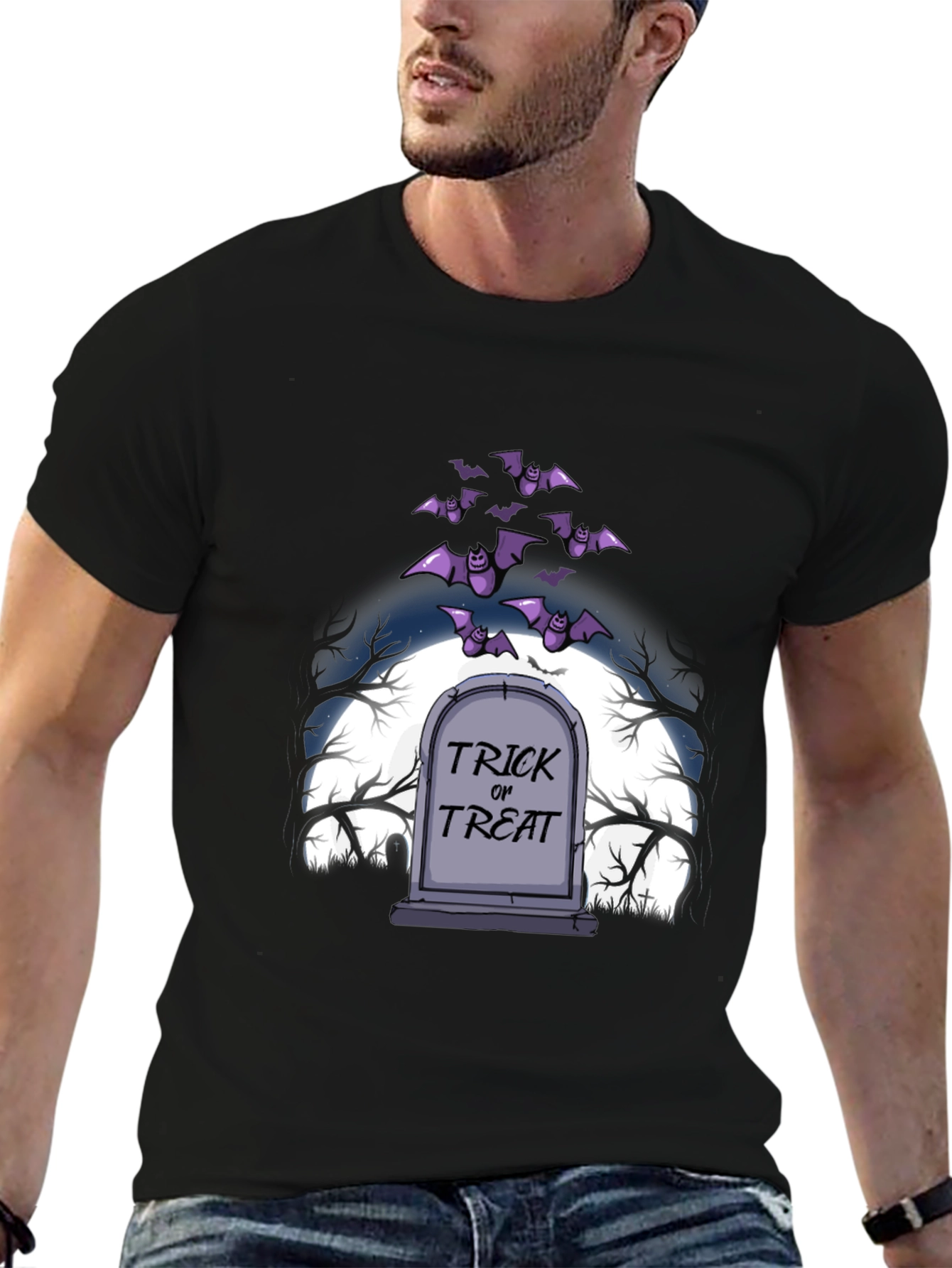 Halloween Trick or Treat Bat T-Shirt