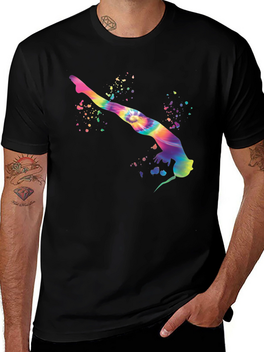 Tie-Dye Gymnast Graphic Tee