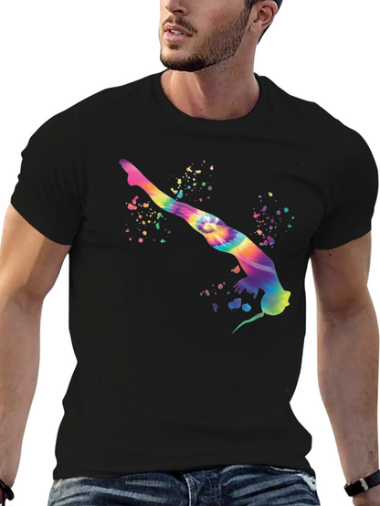 Tie-Dye Gymnast Graphic Tee