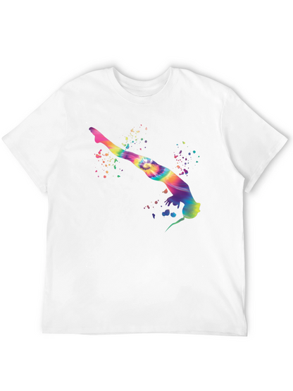 Tie-Dye Gymnast Graphic Tee