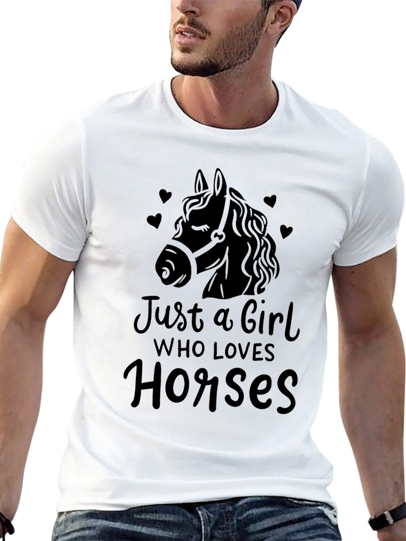 Just a Girl Who Loves Horses T-Shirt