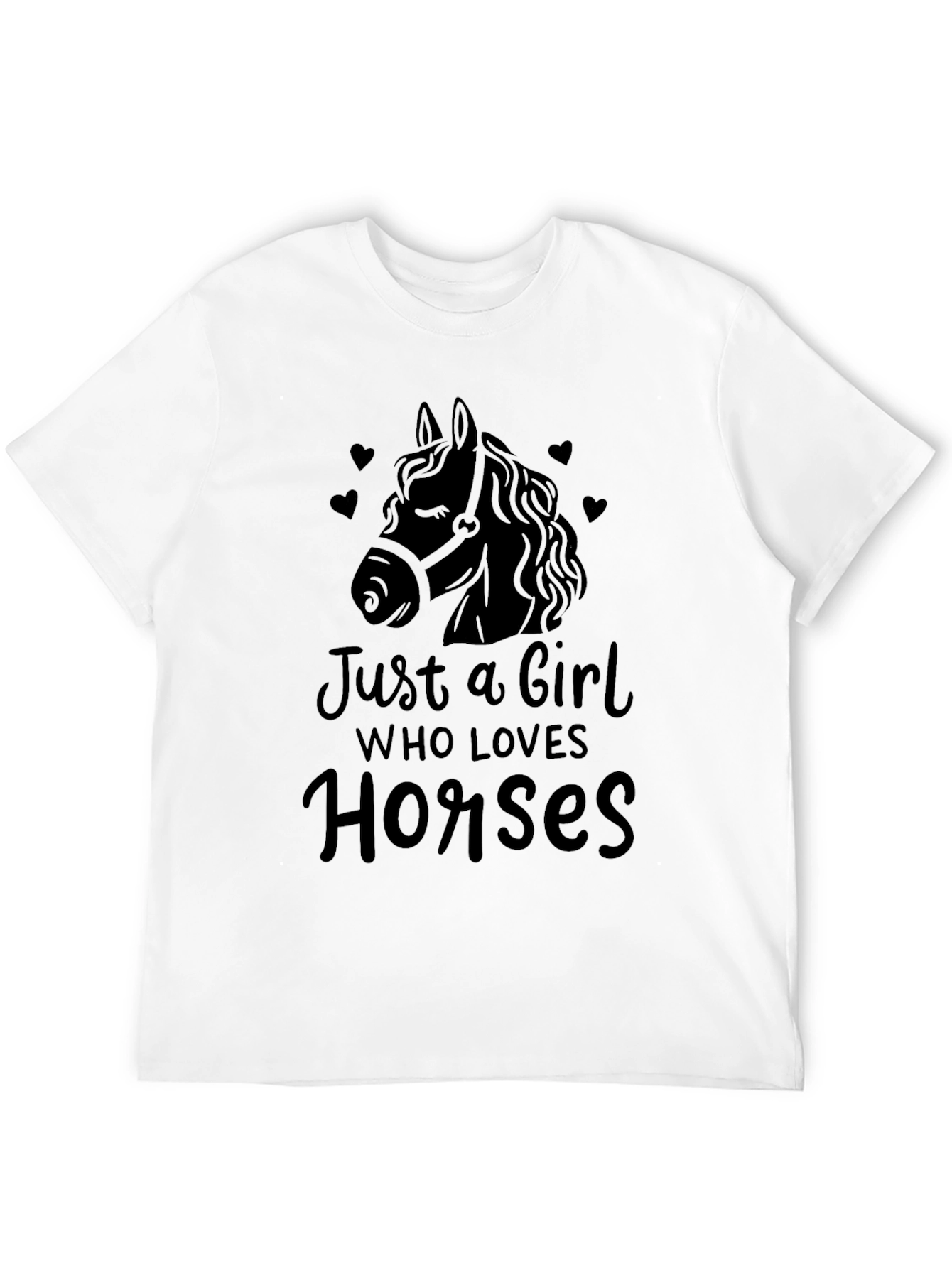 Just a Girl Who Loves Horses T-Shirt