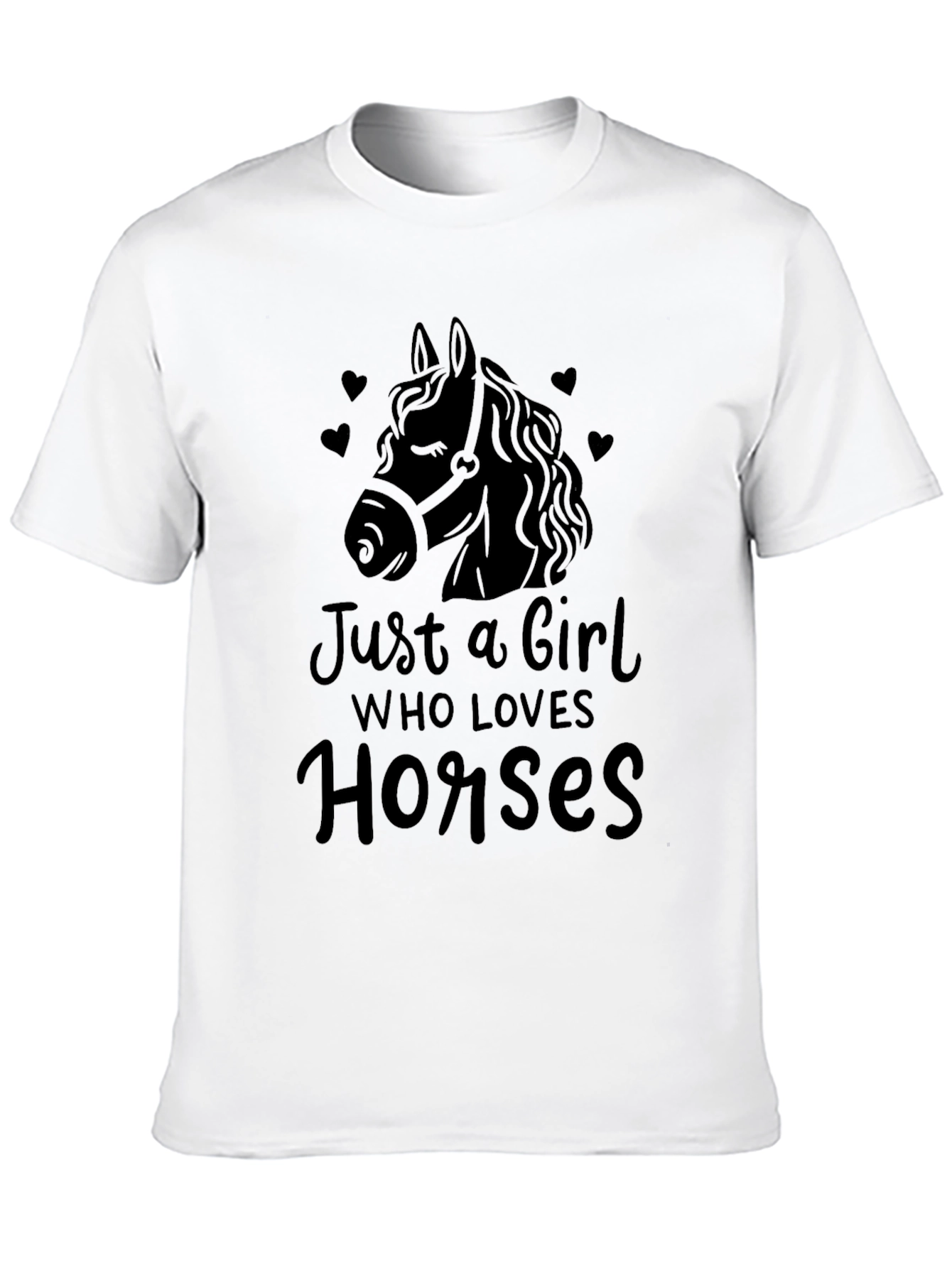 Just a Girl Who Loves Horses T-Shirt