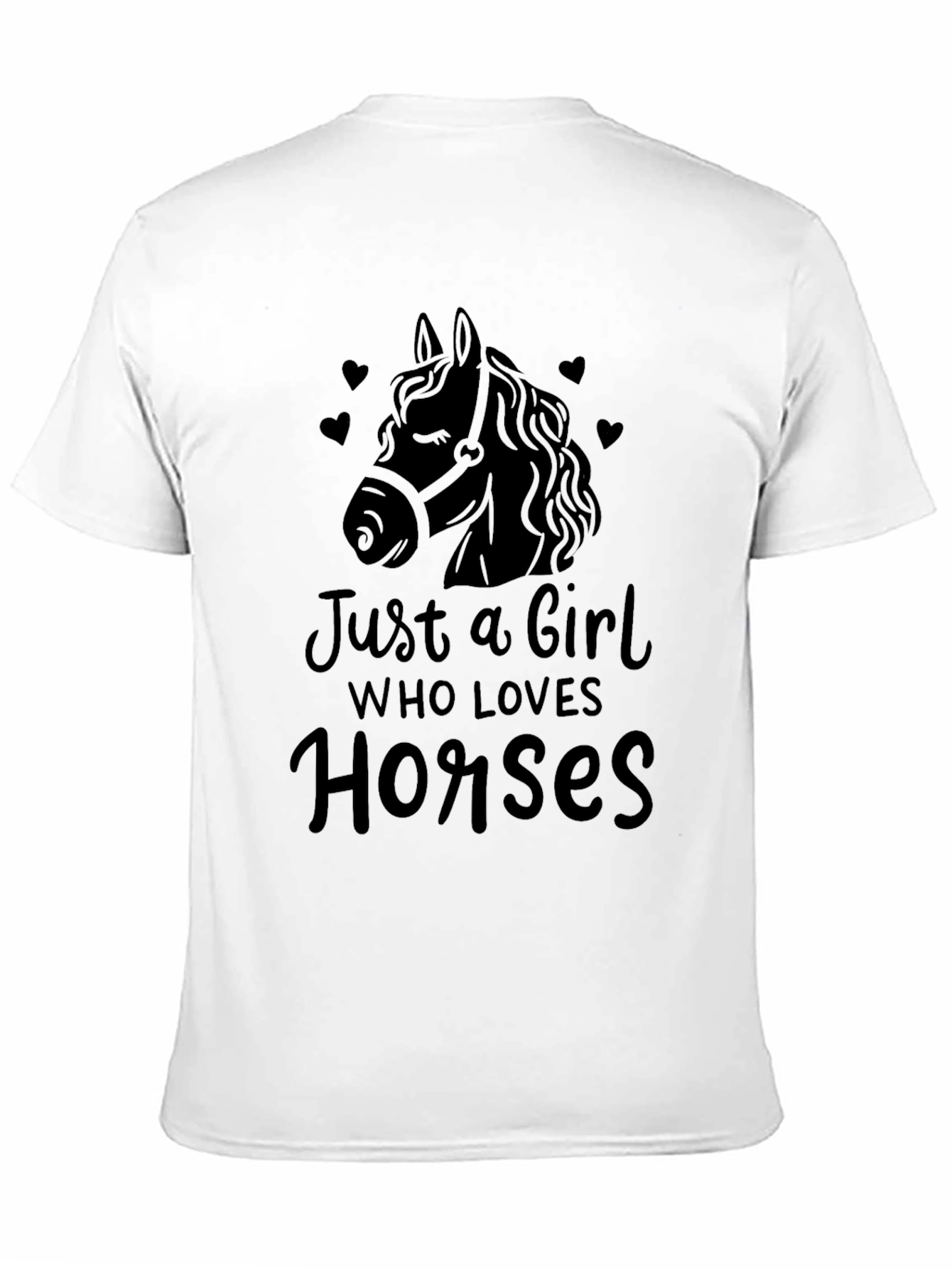 Just a Girl Who Loves Horses T-Shirt