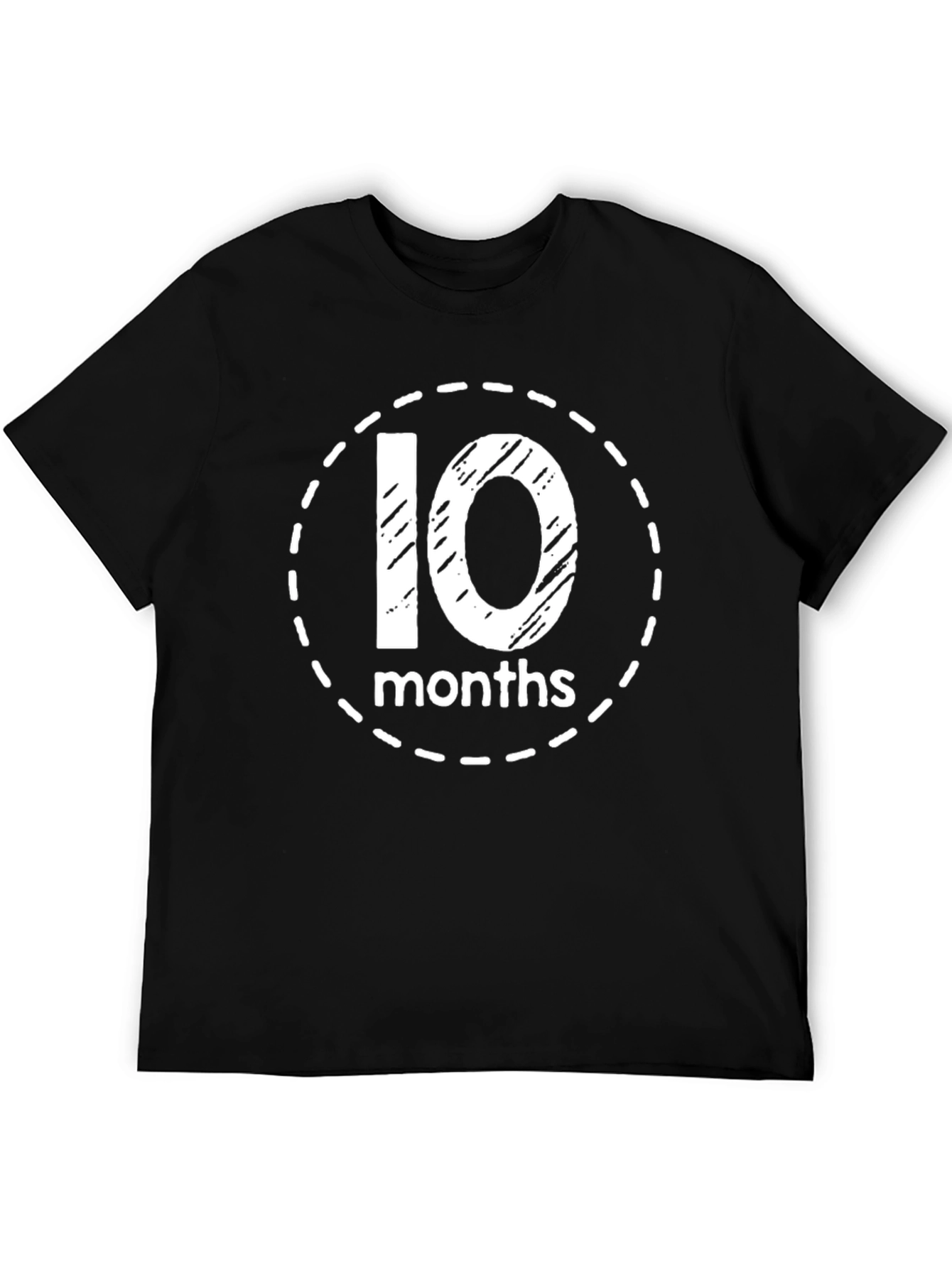 Baby Milestone T-Shirt - 10 Months Design